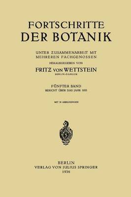 bokomslag Fortschritte der Botanik