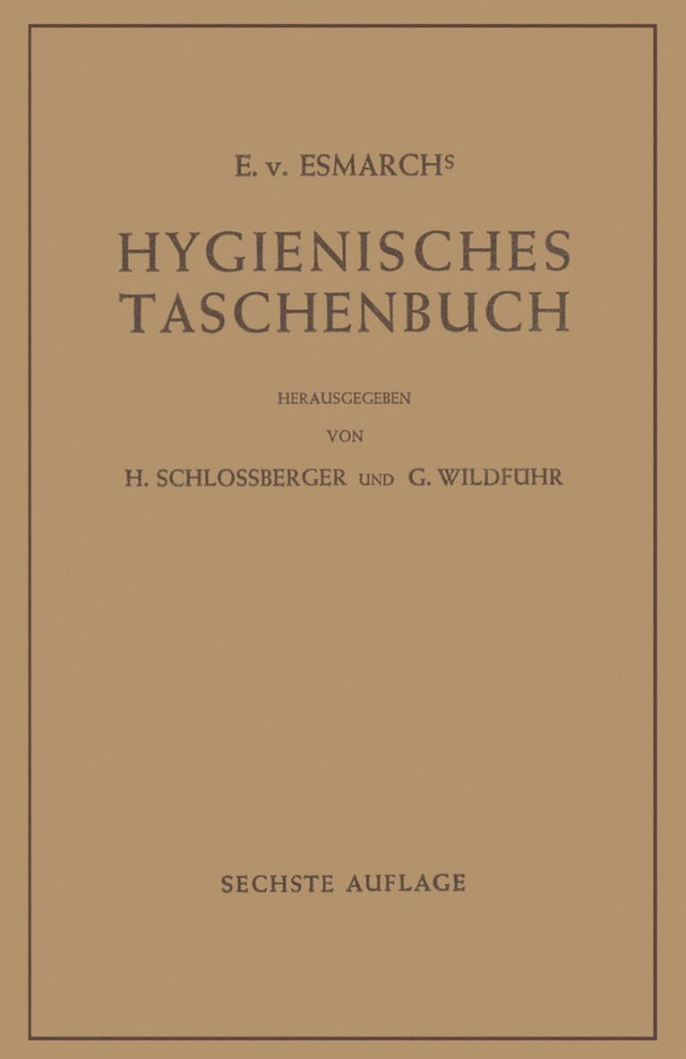 Hygienisches Taschenbuch 1