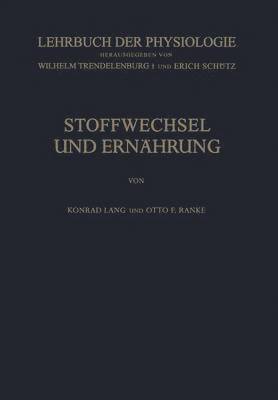 Stoffwechsel und Ernährung 1
