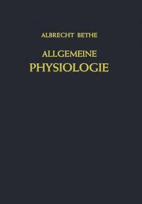 bokomslag Allgemeine Physiologie