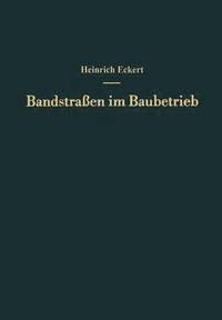 bokomslag Bandstraen im Baubetrieb