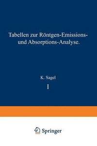 bokomslag Tabellen zur Rntgen-Emissions- und Absorptions-Analyse