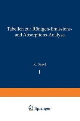 Tabellen zur Röntgen-Emissions- und Absorptions-Analyse