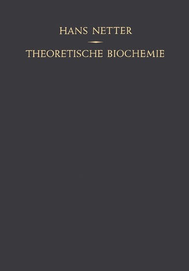 bokomslag Theoretische Biochemie