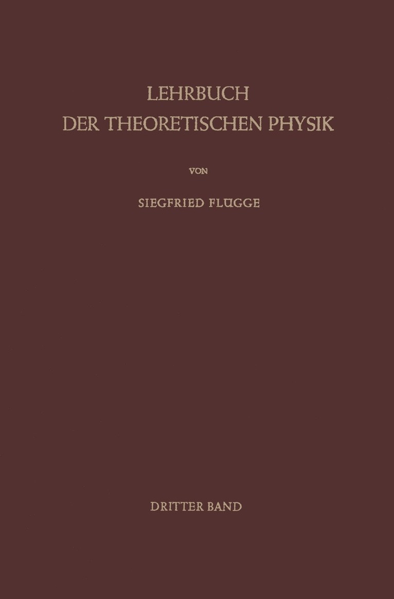 Lehrbuch der Theoretischen Physik