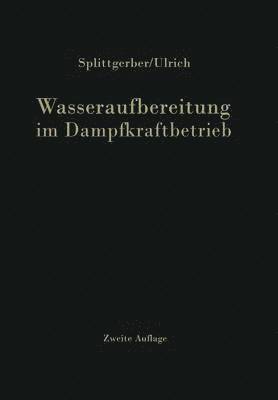 bokomslag Wasseraufbereitung im Dampfkraftbetrieb