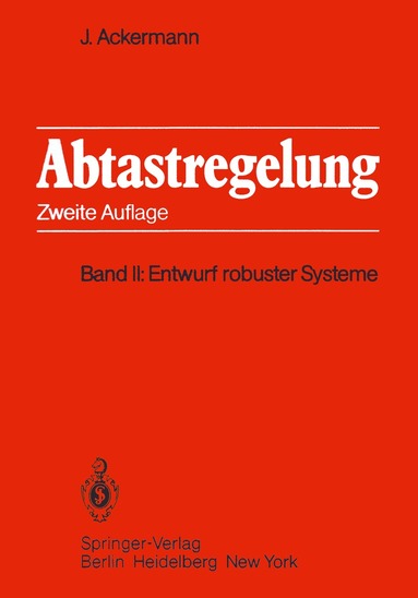 Jürgen Ackermann - Abtastregelung, Häftad