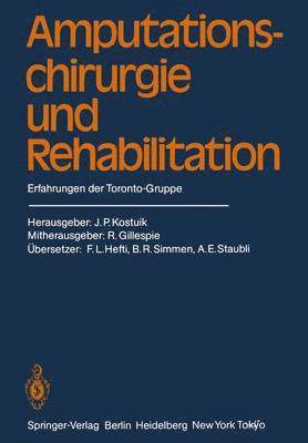 Amputationschirurgie und Rehabilitation 1