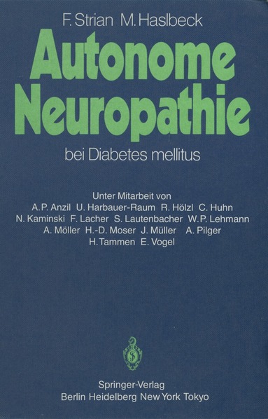 bokomslag Autonome Neuropathie bei Diabetes mellitus