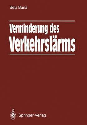 bokomslag Verminderung des Verkehrslarms