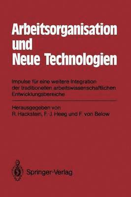 bokomslag Arbeitsorganisation und Neue Technologien