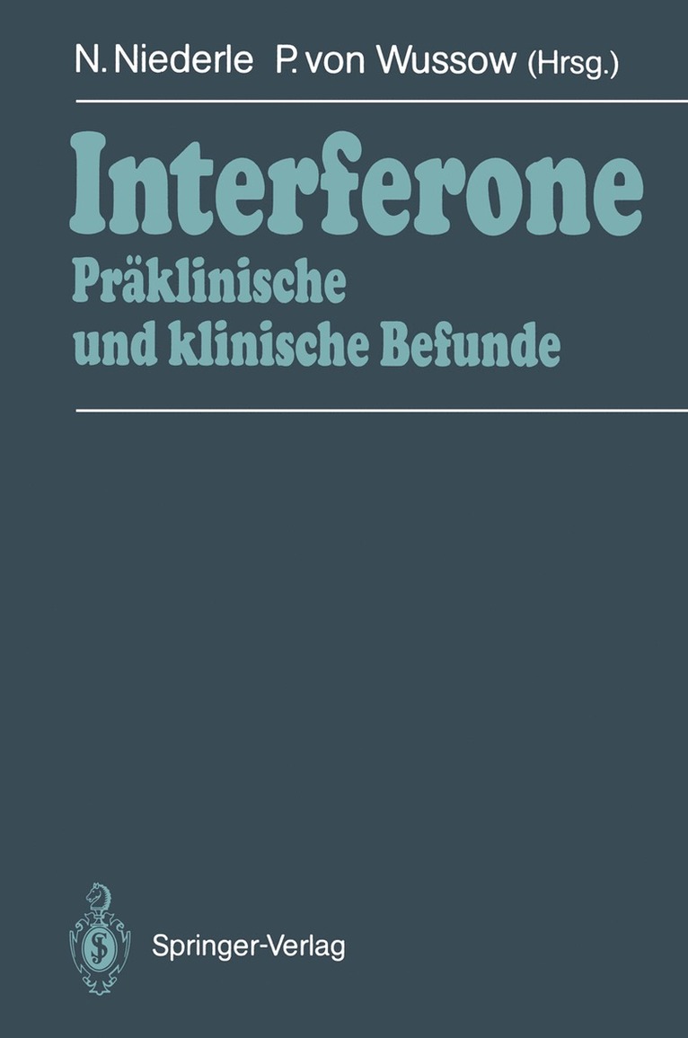 Norbert Niederle, Peter v. Wussow, Peter V. Wussow - Interferone, Häftad