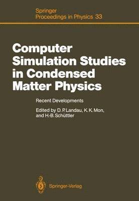 Computer Simulation Studies in Condensed Matter Physics 1