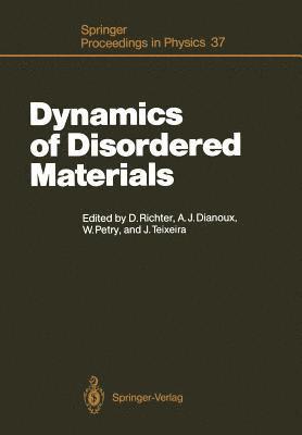 Dynamics of Disordered Materials 1