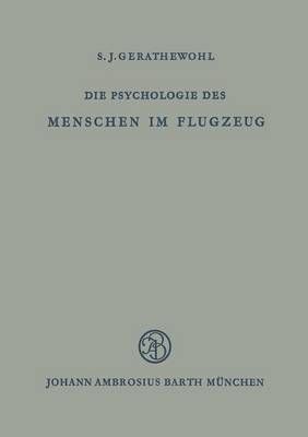 bokomslag Die Psychologie des Menschen im Flugzeug