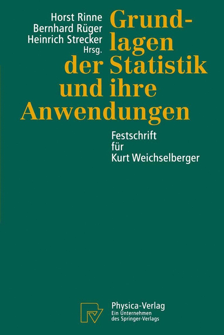 Grundlagen der Statistik und ihre Anwendungen 1