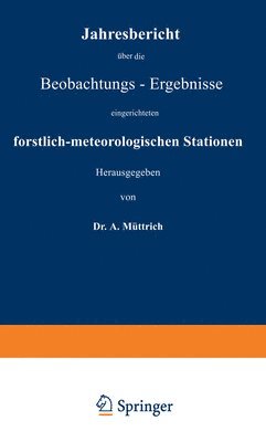 bokomslag Jahresbericht ber die Beobachtungs-Ergebnisse