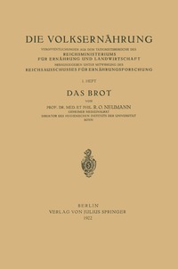 bokomslag Das Brot