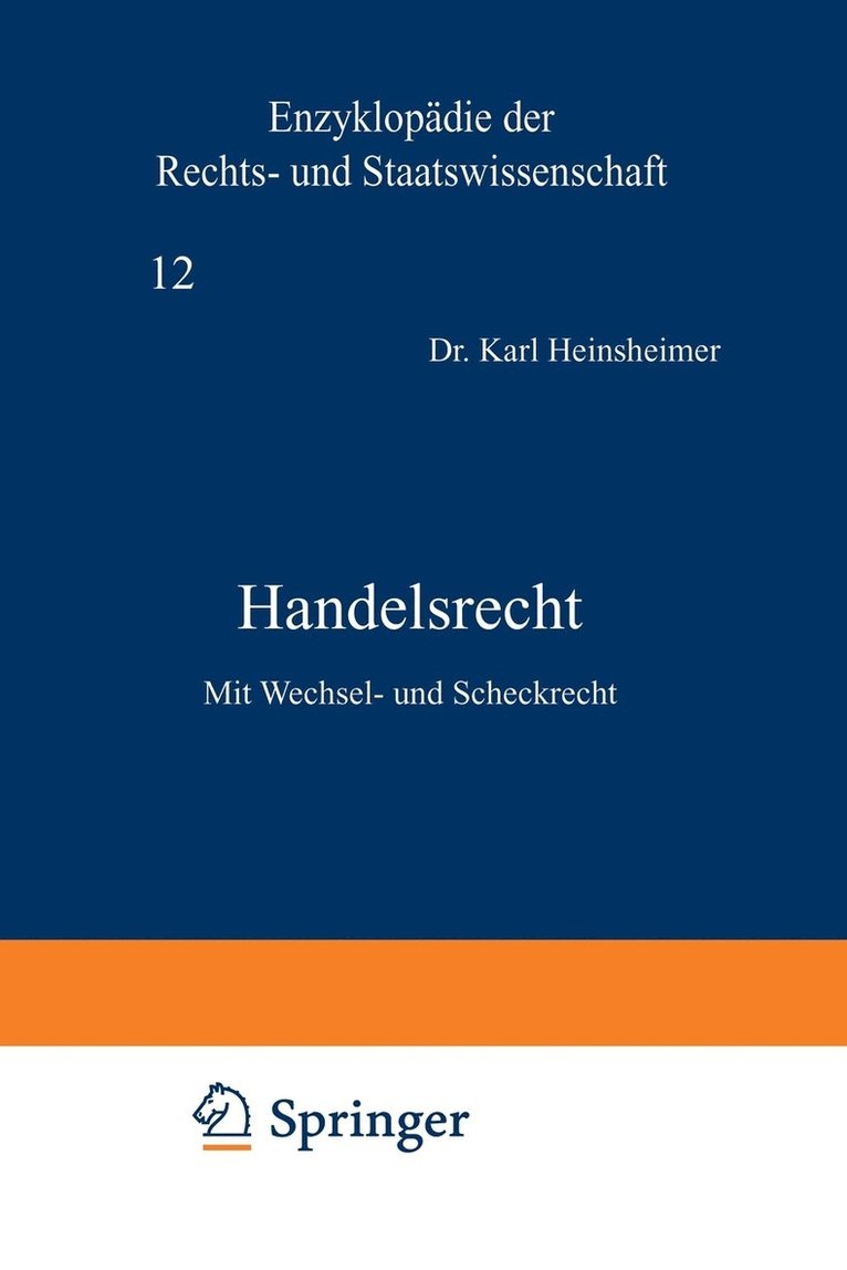 Handelsrecht 1