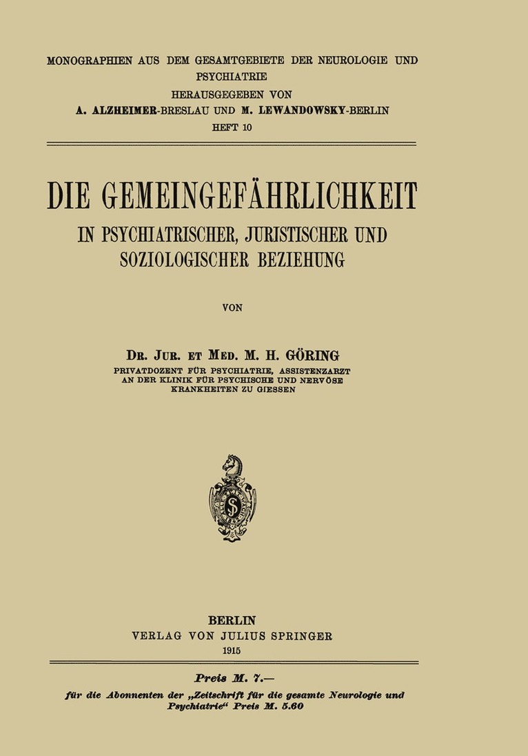 Die Gemeingefährlichkeit