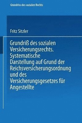 bokomslag Grundriß des sozialen Versicherungsrechts