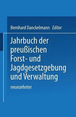 bokomslag Jahrbuch der Preußischen Forst- und Jagdgesetzgebung und Verwaltung