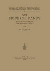 bokomslag Der Moderne Dandy