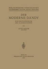 bokomslag Der Moderne Dandy