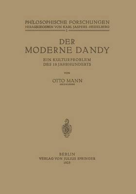 bokomslag Der Moderne Dandy