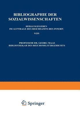 Bibliographie der Sozialwissenschaften 1