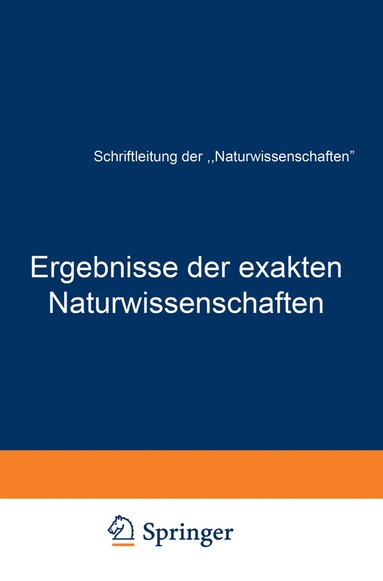 bokomslag Ergebnisse der exakten Naturwissenschaften