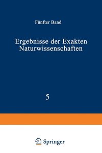 bokomslag Ergebnisse der Exakten Naturwissenschaften