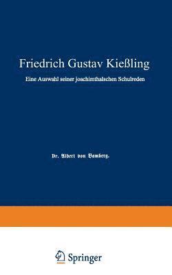 bokomslag Friedrich Gustav Kießling