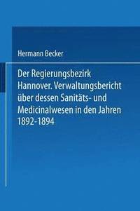 bokomslag Der Regierungsbezirk Hannover