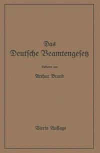 bokomslag Das Deutsche Beamtengesetz (DBG)