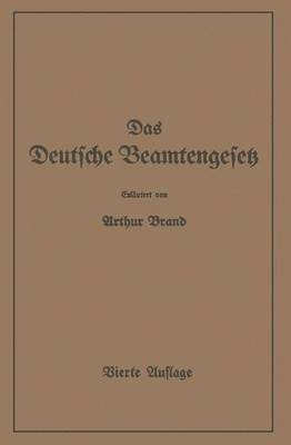 bokomslag Das Deutsche Beamtengesetz (DBG)