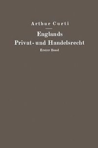 bokomslag Englands Privat- und Handelsrecht