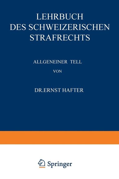 bokomslag Lehrbuch des Schweizerischen Strafrechts