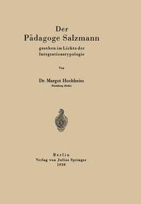 bokomslag Der Pdagoge Salzmann
