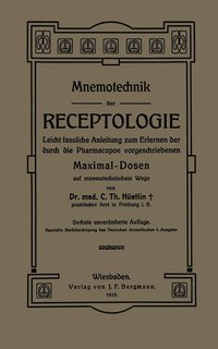 bokomslag Mnemotechnik der Receptologie