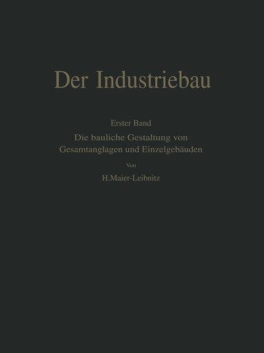 bokomslag Der Industriebau