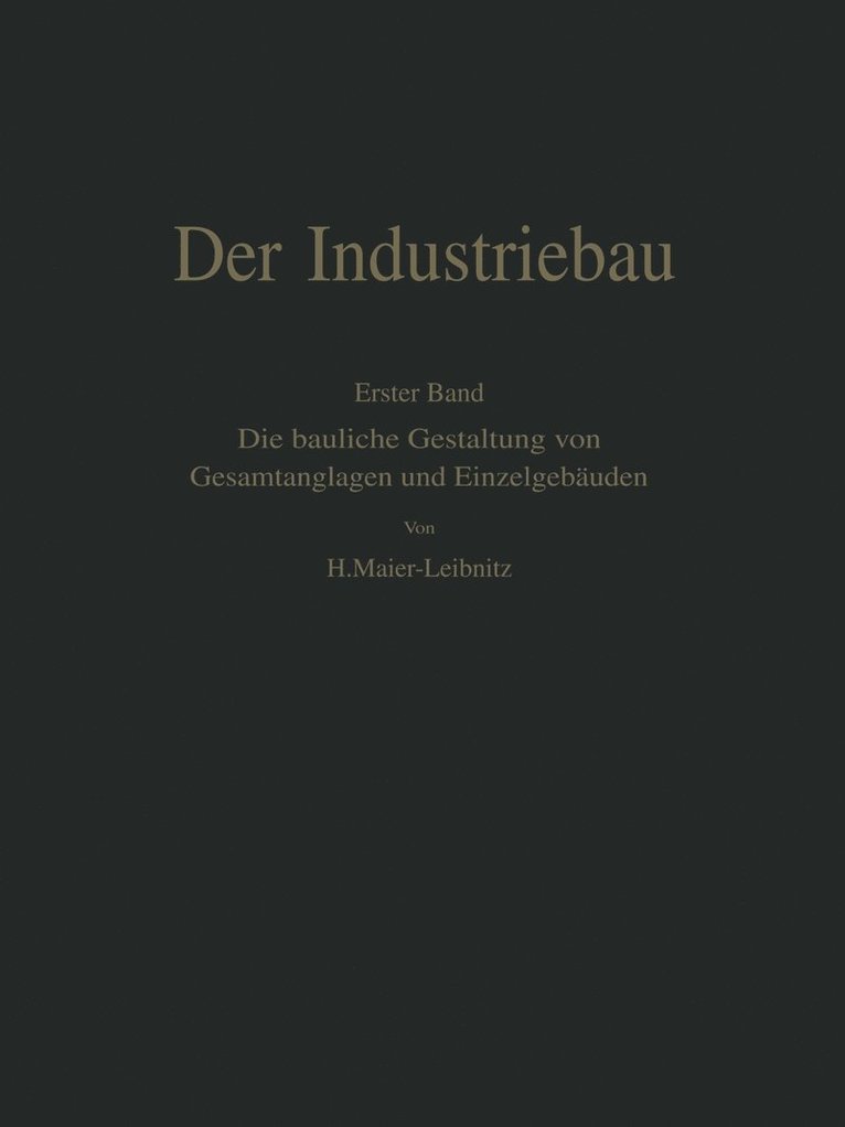 Der Industriebau 1