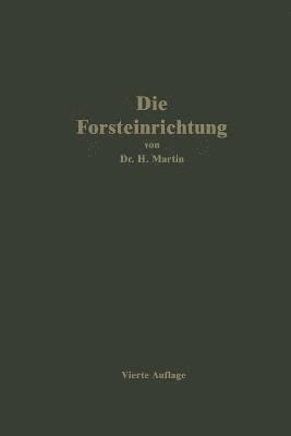 bokomslag Die Forsteinrichtung