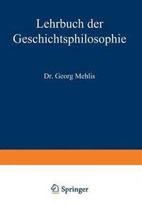 bokomslag Lehrbuch der Geschichtsphilosophie