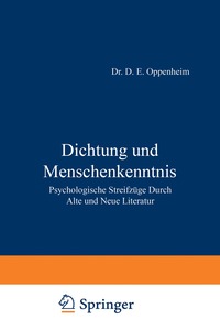 bokomslag Dichtung und Menschenkenntnis