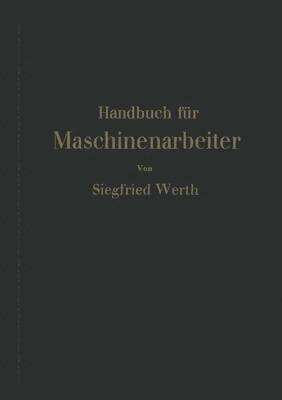 bokomslag Handbuch fr Maschinenarbeiter