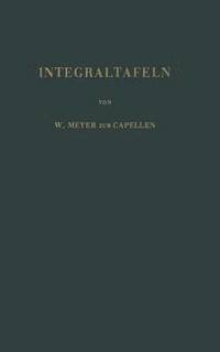 bokomslag Integraltafeln