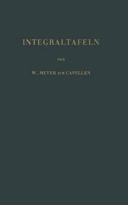 Integraltafeln 1