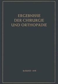 bokomslag Ergebnisse der Chirurgie und Orthopdie