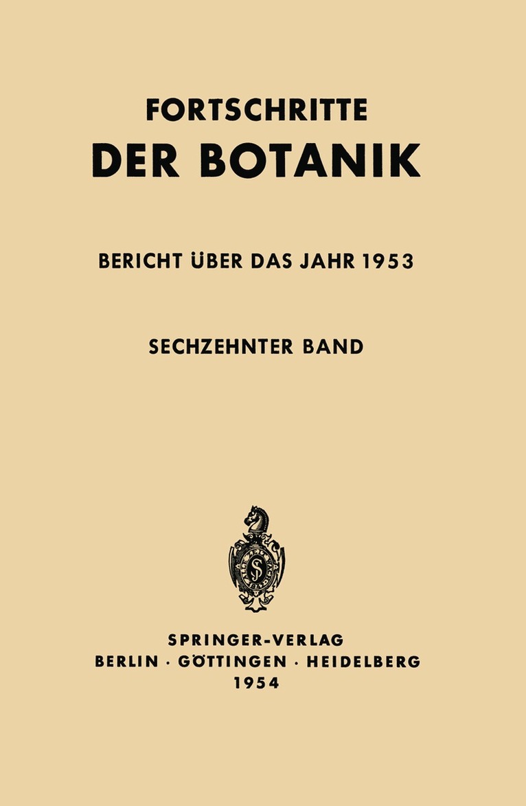 Bericht ber das Jahr 1953 1